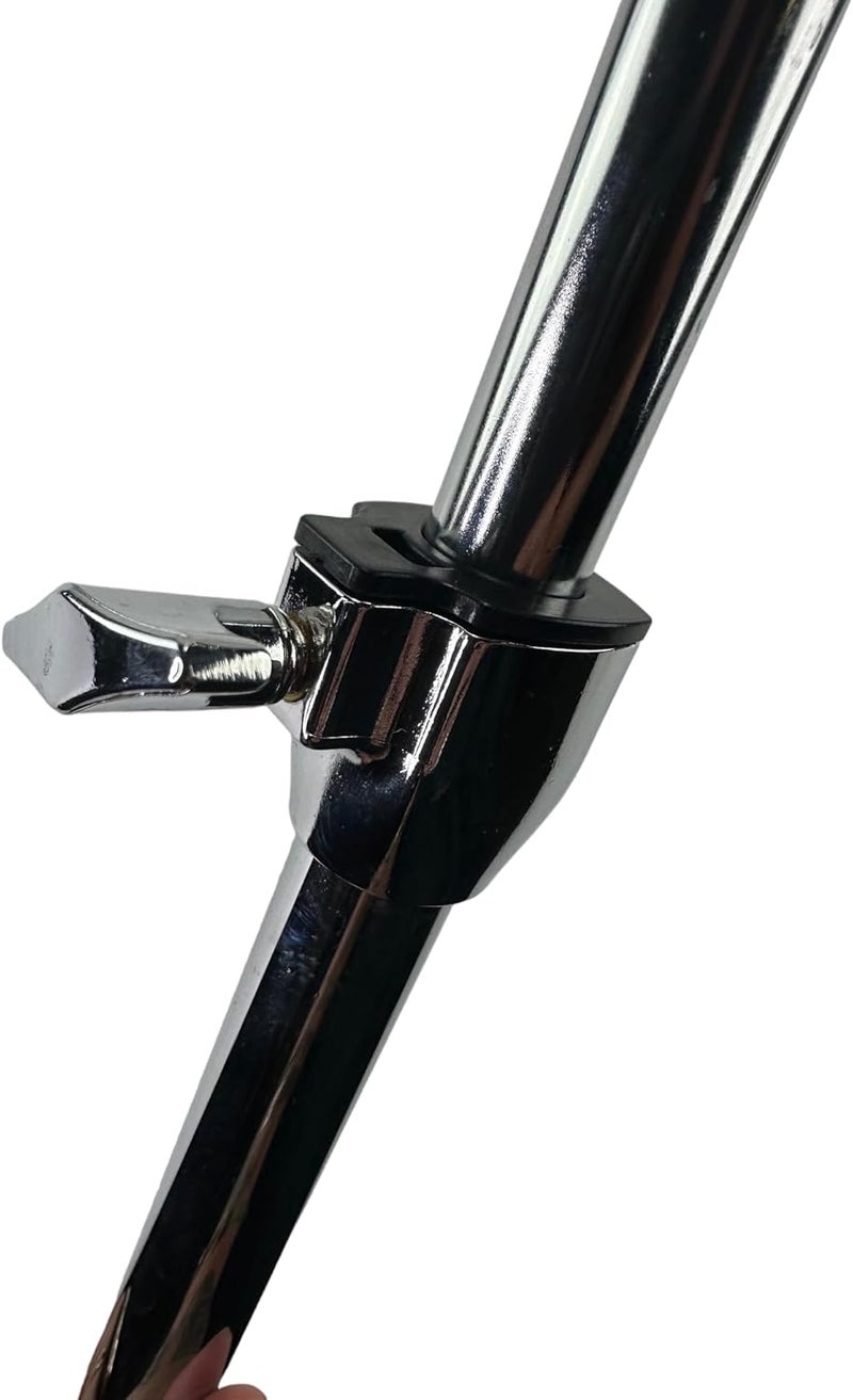 EDM STRAIGHT CYMBAL STAND 5' Heavy Duty Chrome Double Braced Percussion Tripod NEW - Image 2